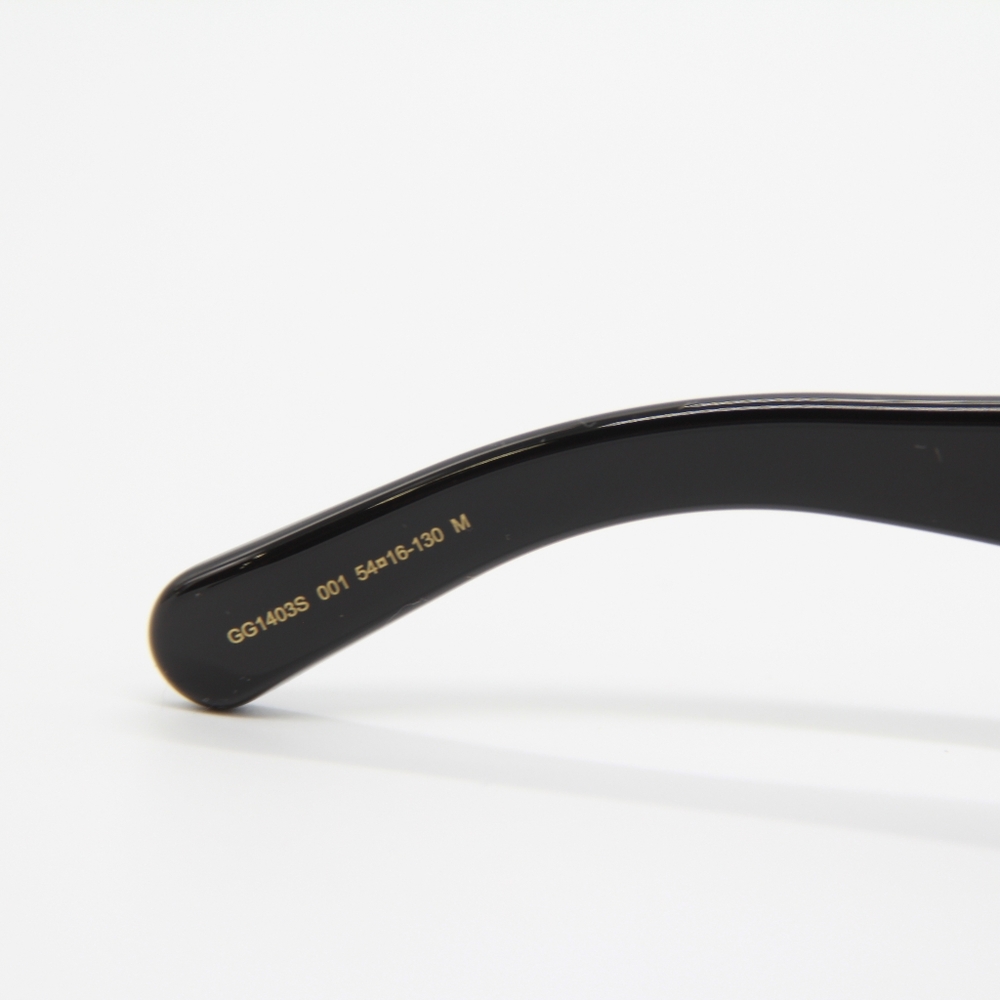 NEW GUCCI SUNGLASSES GG1403S 001 BLACK EYEWEAR - Picture 8 of 11